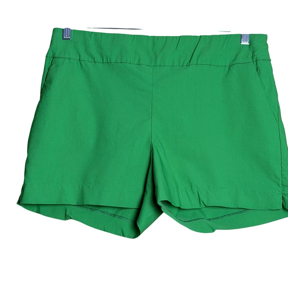 New York & Company Shorts Women XL Green Casual Beachy Travel Stretch Modern